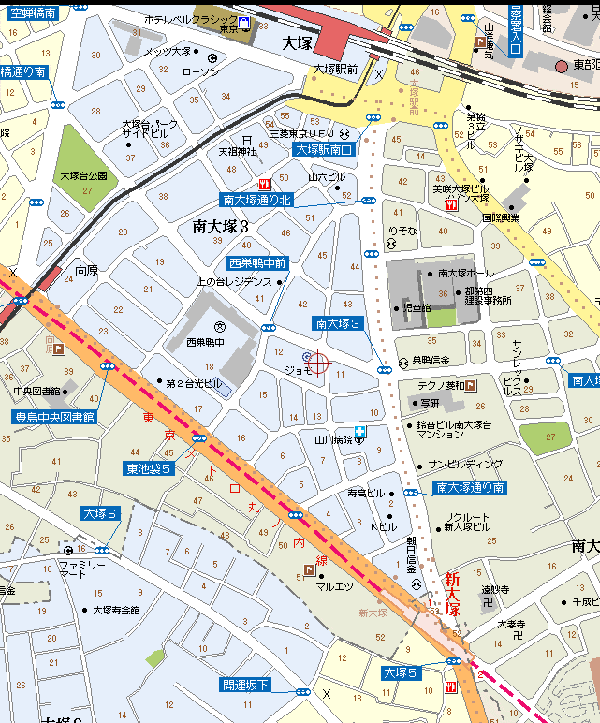 井上時計店の地図